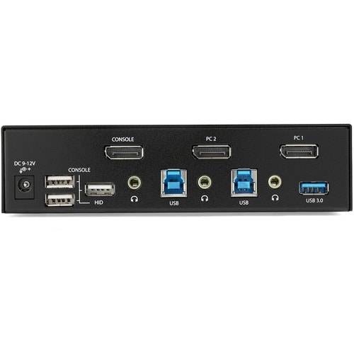 StarTech.com 2 Port DisplayPort KVM Switch mit USB 3.0 - 4K 60Hz - DisplayPort 1-1