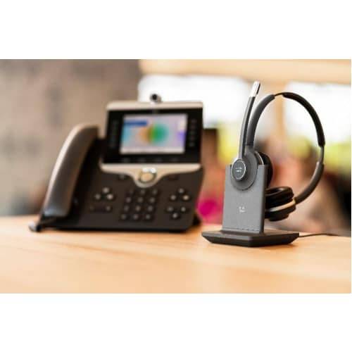 Cisco 562 Wireless Dual - Headset - On-Ear - DECT - kabellos - mit Standard Base Station-1
