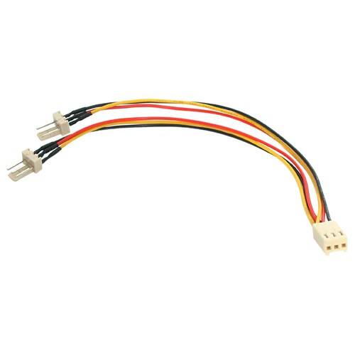 15cm Molex 3pin Y-Kabel für Lüfter - 3 pol. Molex Adapterkabel - TX3 Splitter-Ka-1