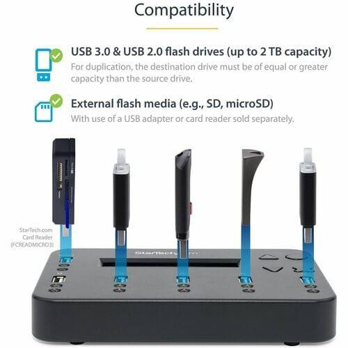 StarTech.com StarTech 1:5 Standalone USB Flash Drive Duplikator-2