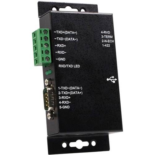 StarTech.com USB 2.0 auf Seriell Adapter - USB zu RS422 / 485 Industrie Schnittstellen-Konverter mit Isolation