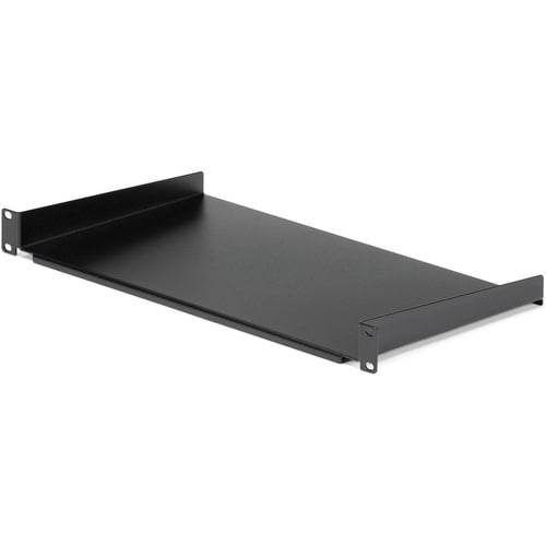 StarTech.com Server Rack Fachboden 1 HE - 25 cm Tief - Stahl - Rack - Regal - Schwarz - 1U - 25.4 cm (10"")-0