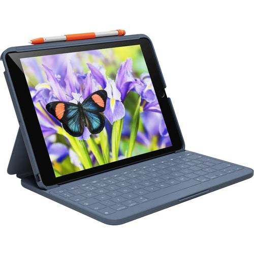 Logitech Rugged Lite - Tastatur und Foliohülle - Bluetooth LE - für Apple 10.2-inch iPad - TL: Deutsch, QWERTZ-2