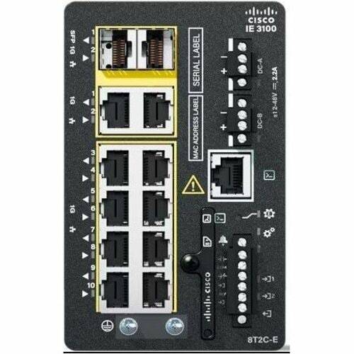 Cisco IE-3100-8T2C-E Switch - 10 Anschlüsse Netzwerkgerät-0