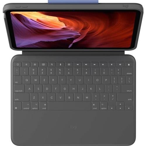 Logitech Rugged Folio - Tastatur und Foliohülle - Apple Smart connector - QWERTY - Nordisch (Dänisch-2