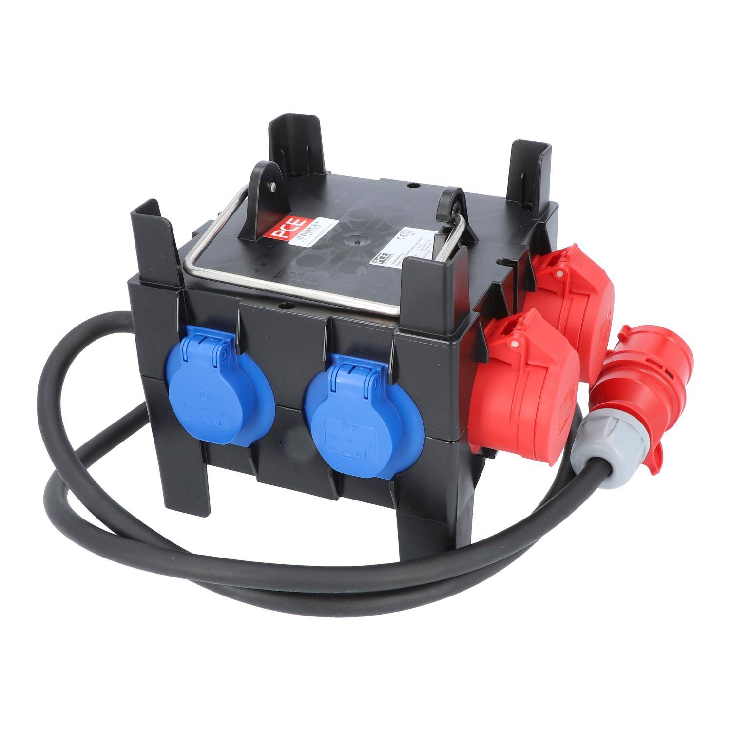 PCE Mobilverteiler Kunst.IMST MV 9030020 2x16/5 5xSSD 2m 5G2.5St16 H07 S IP44-2