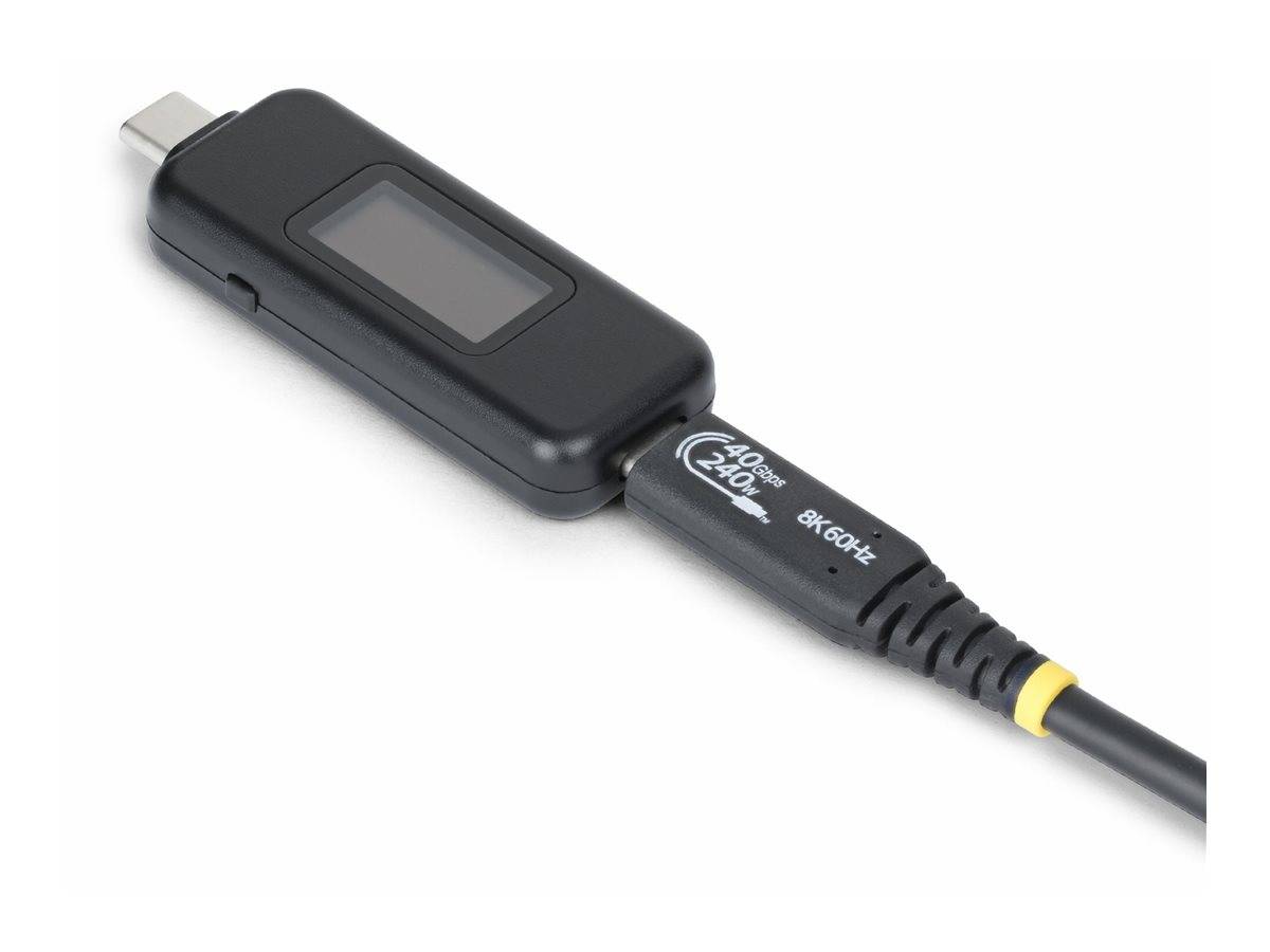 StarTech.com USB-C Power Tester, Bi-Directional Digital Voltage/Current-4