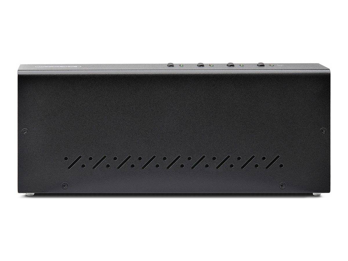 StarTech.com 4-Port Dual-Monitor DisplayPort KVM Switch, 4K 60Hz, 2x USB 5Gbps Hub Ports, 2x USB 2.0 HID Ports, Hotkey a-1