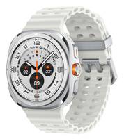 Samsung Galaxy Watch Ultra - 47 mm - Titan - intelligente Uhr mit Marineband - Gummi - weiß - Bandgröße: S/M/L - Anzeige-1
