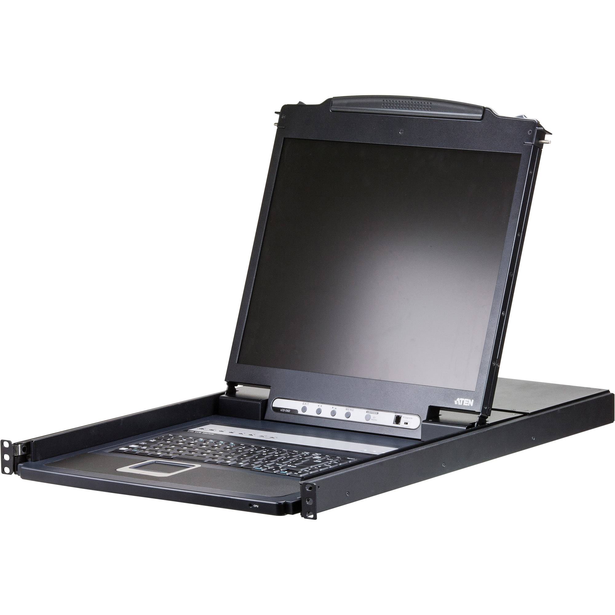 ATEN CL1308N DE KVM-Switch 8-Port 19"-LCD-Konsole PS/2-USB VGA-0