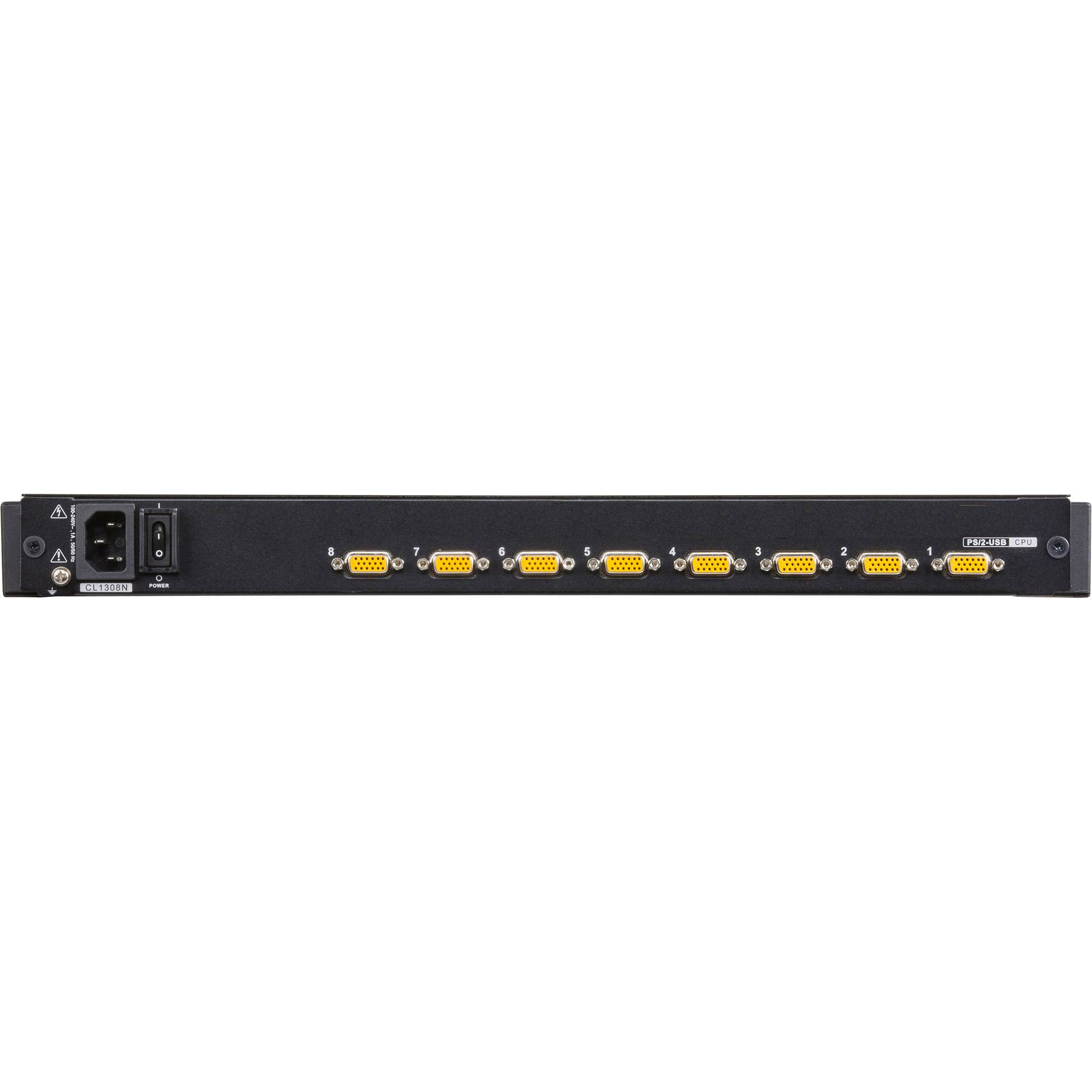 ATEN CL1308N DE KVM-Switch 8-Port 19"-LCD-Konsole PS/2-USB VGA-1