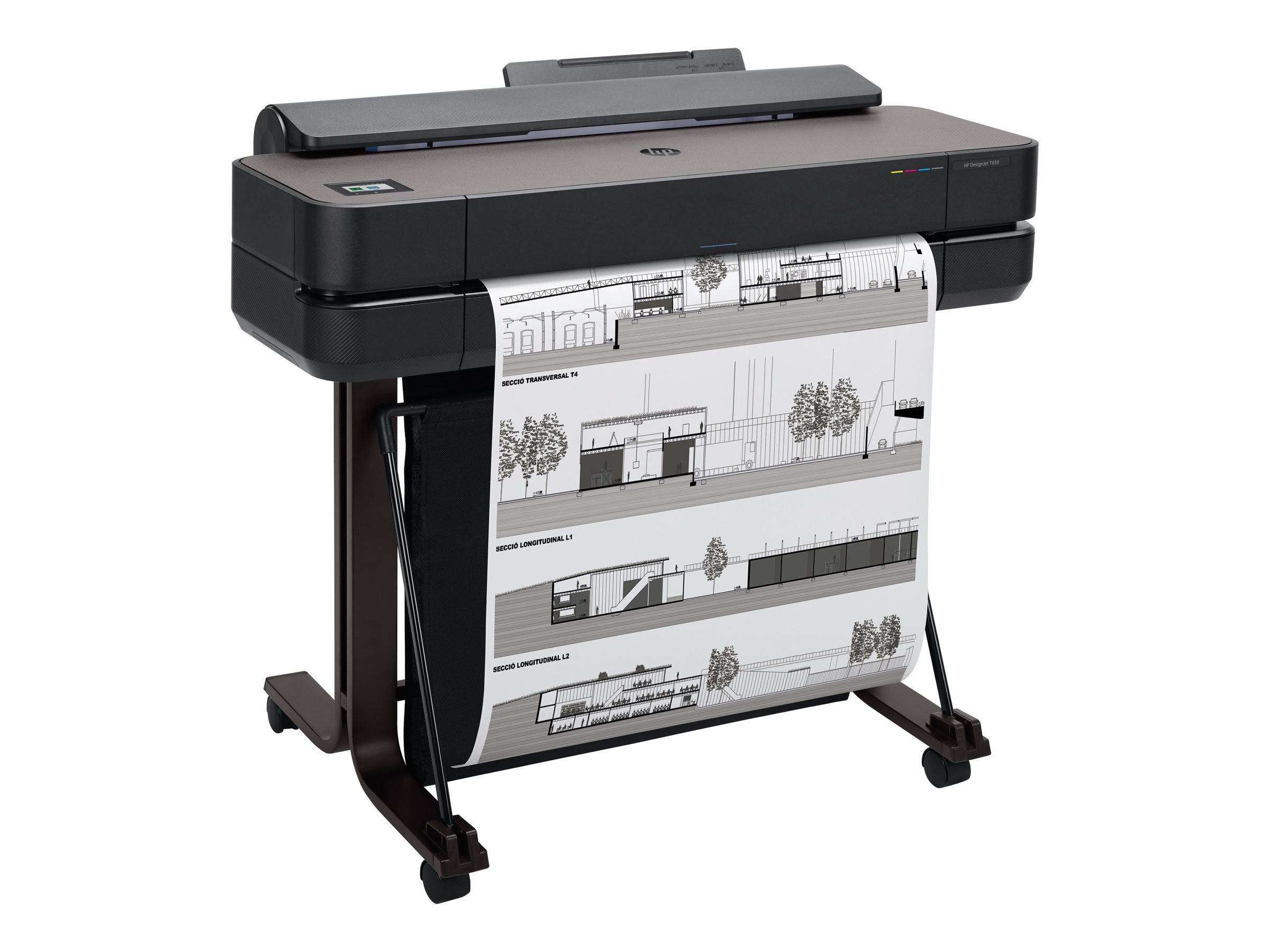 HP DesignJet T650 - 610 mm (24"") Großformatdrucker - Farbe - Tintenstrahl - Rolle (61 cm)-2