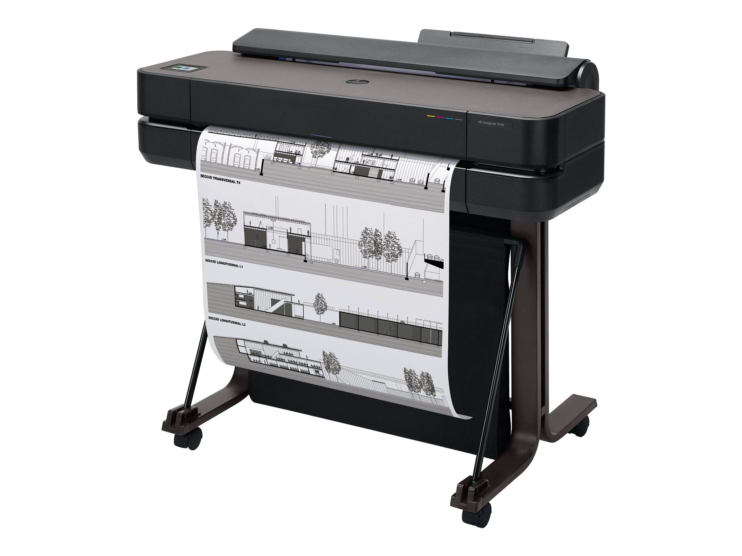 HP DesignJet T650 - 610 mm (24"") Großformatdrucker - Farbe - Tintenstrahl - Rolle (61 cm)-3