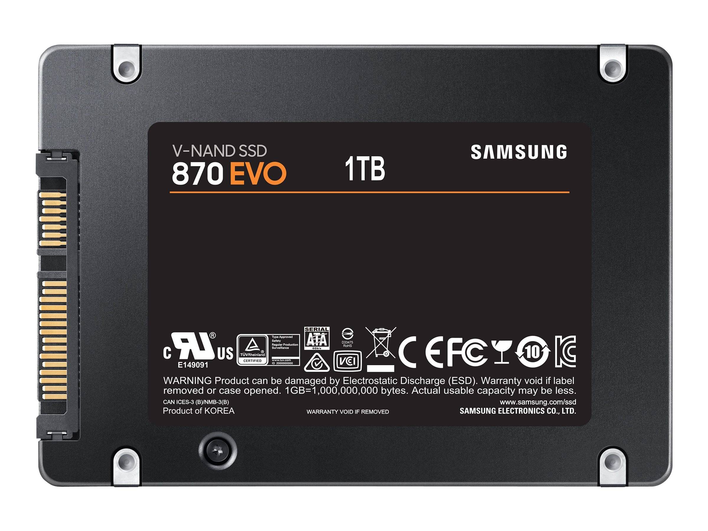 Samsung 870 EVO MZ-77E1T0BW - SSD - verschlüsselt - 1 TB - intern - 2.5"" (6.4 cm)-4
