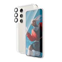 PanzerGlass - 3-in-1 Schutzpacket - hintere Abdeckung für Mobiltelefon - ultraweite Passform mit EasyAligner - D3O Bio,-1