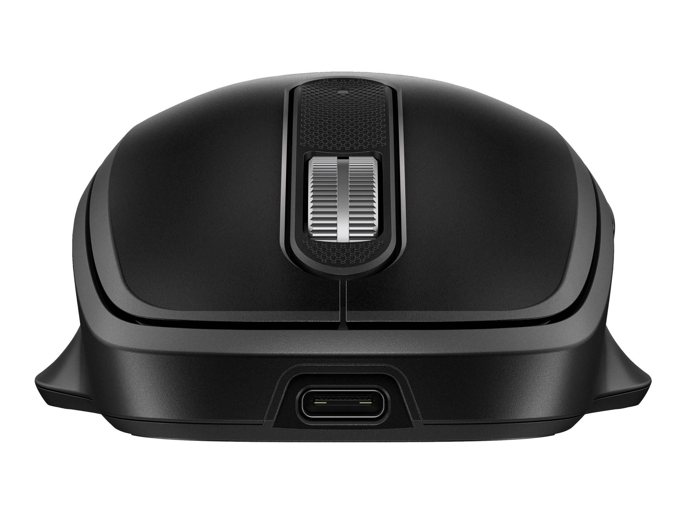 HP 515 - Maus - Vollgröße, superschnell aufladbar - 5 Tasten - kabellos - 2.4 GHz - kabelloser Empfänger (USB)-0