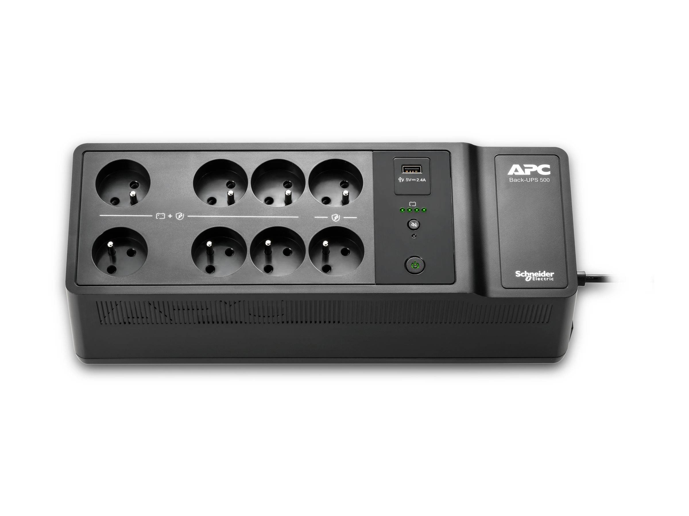 APC Back-UPS BE Series BE500G2 - USV (Wandmontage / Aufputzmontage)-1