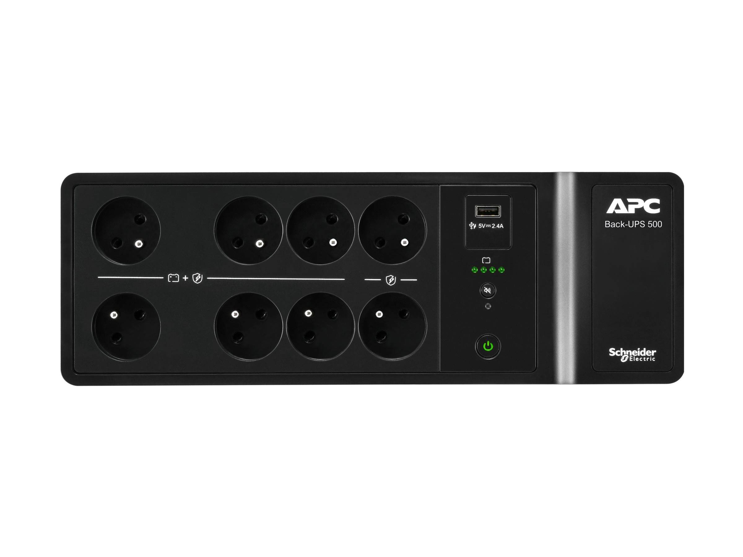 APC Back-UPS BE Series BE500G2 - USV (Wandmontage / Aufputzmontage)-2