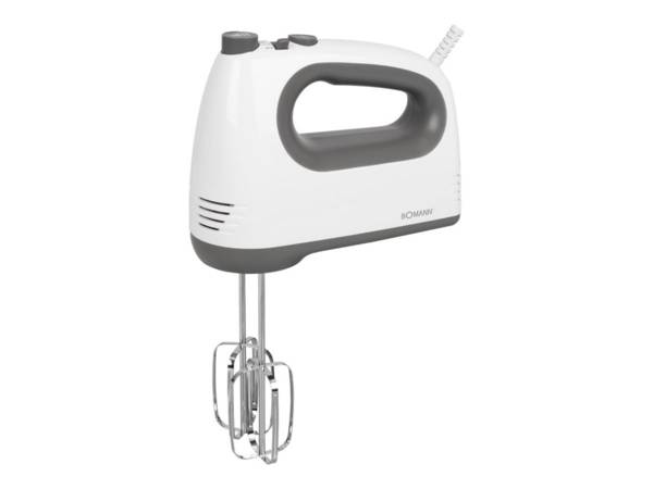 Bomann HM 6054 CB - Handmixer - 400 W - Weiß/Grau