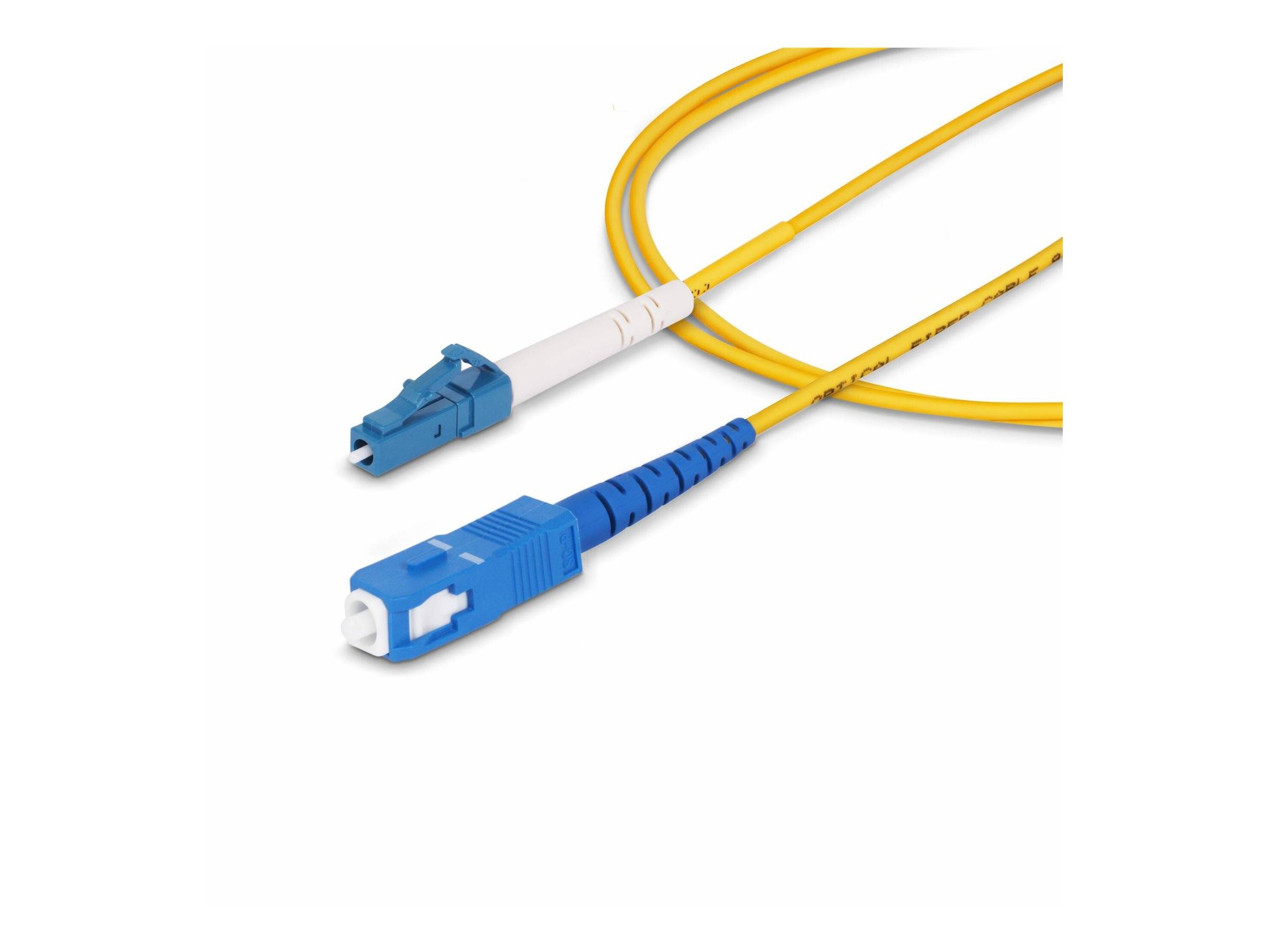 StarTech.com 5m (16.4ft) LC to SC (UPC) OS2 Single Mode Fiber Cable - Patch-Kabel - LC/UPC Einzelmodus (M)-2