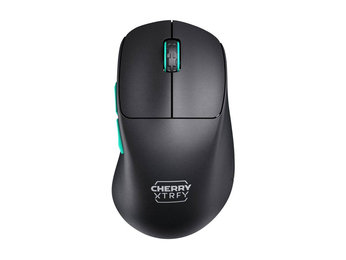 CHERRY Xtrfy M64 - Maus - ergonomisch - optisch - 5 Tasten - kabellos - 2.4 GHz - kabelloser Empfänger (USB)-0