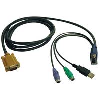 Eaton Tripp Lite Series 6ft USB / PS2 Cable Kit for KVM Switches B020-U08 / U16 & B022-U16 6' - Tastatur- / Video- / Mau-1