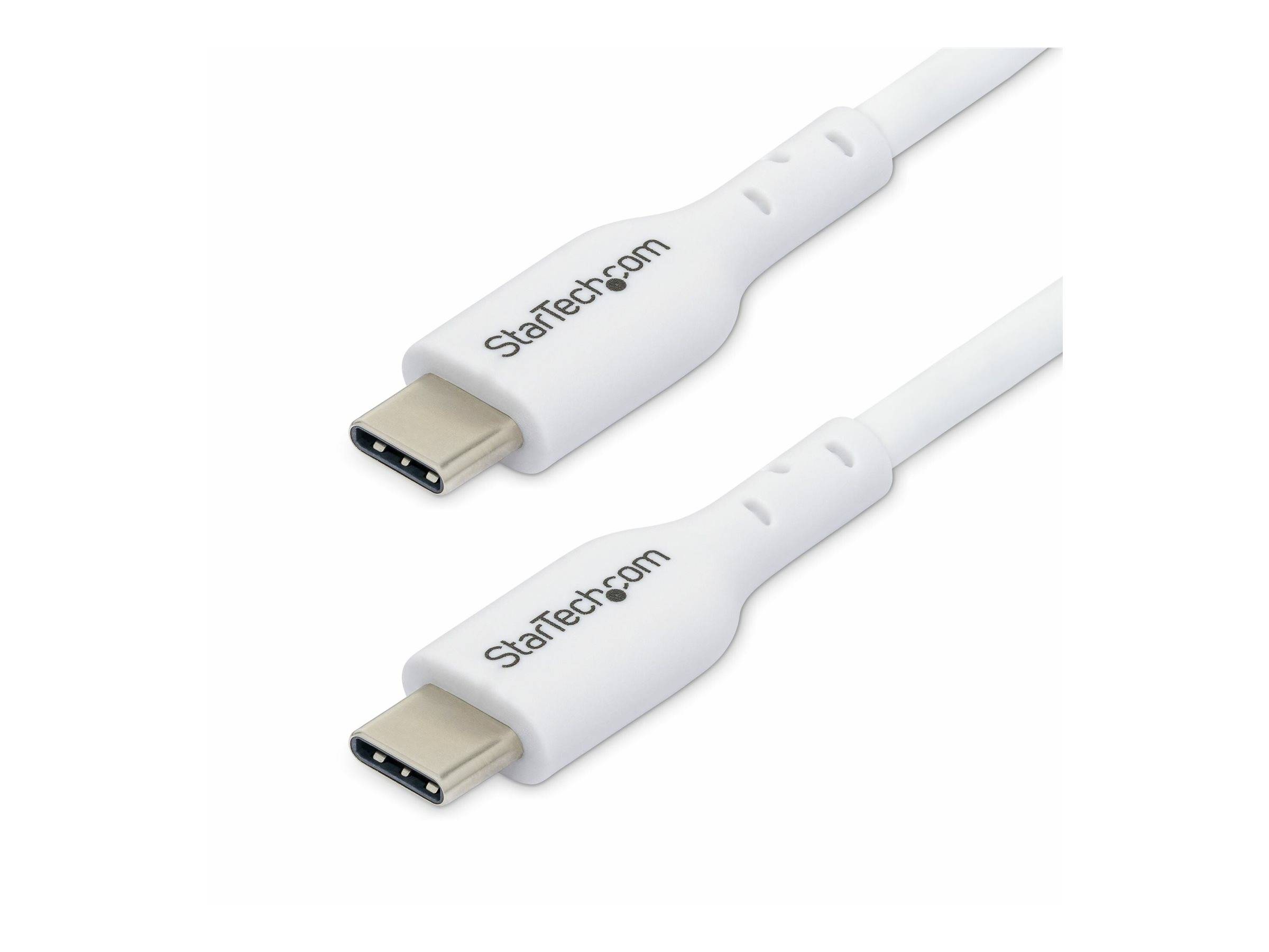StarTech.com 3m White USB-C Charging Cable, USB C Cable, 60W 3A PD - USB-Kabel - 24 pin USB-C (M)-0