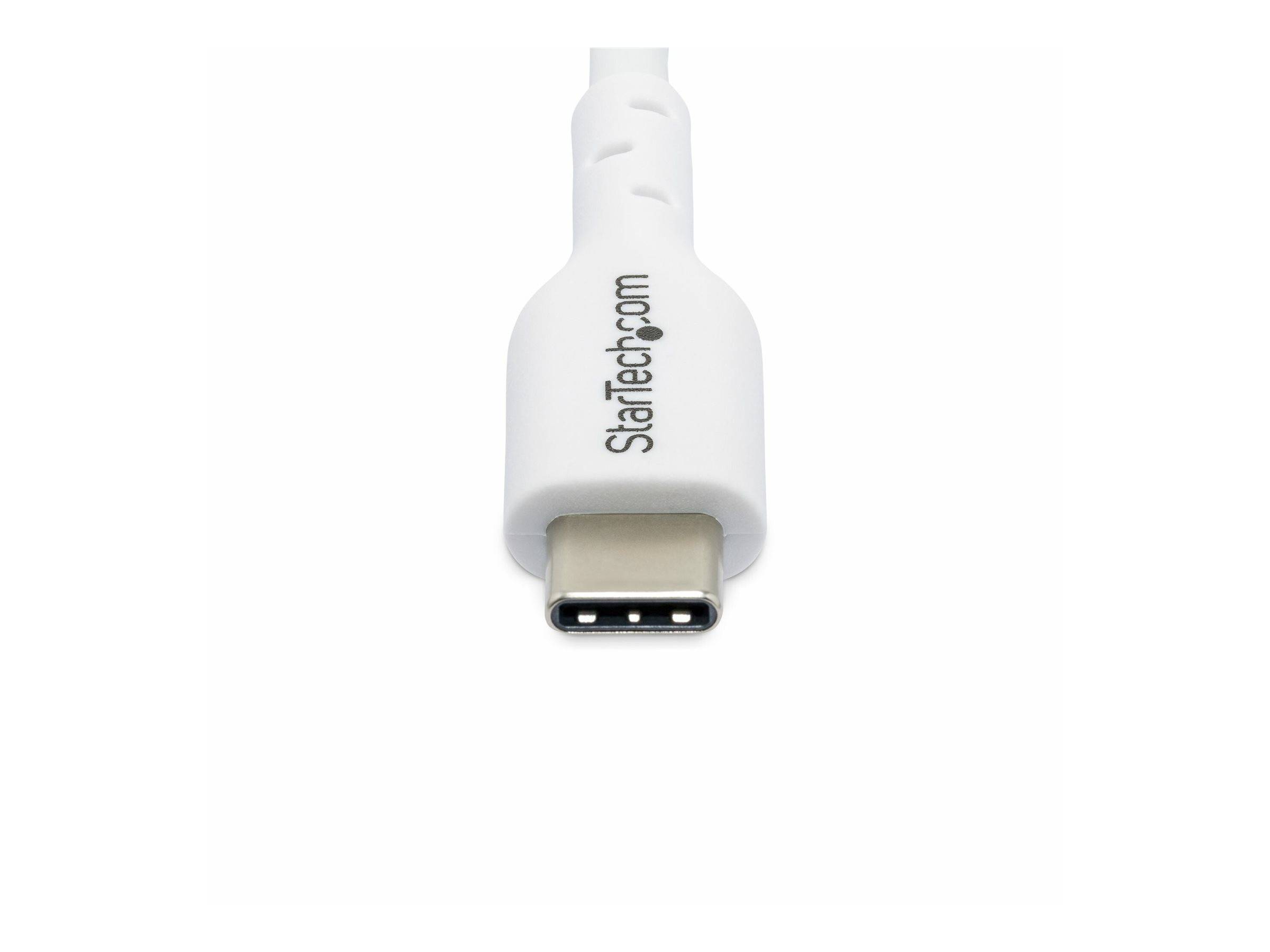 StarTech.com 3m White USB-C Charging Cable, USB C Cable, 60W 3A PD - USB-Kabel - 24 pin USB-C (M)-1