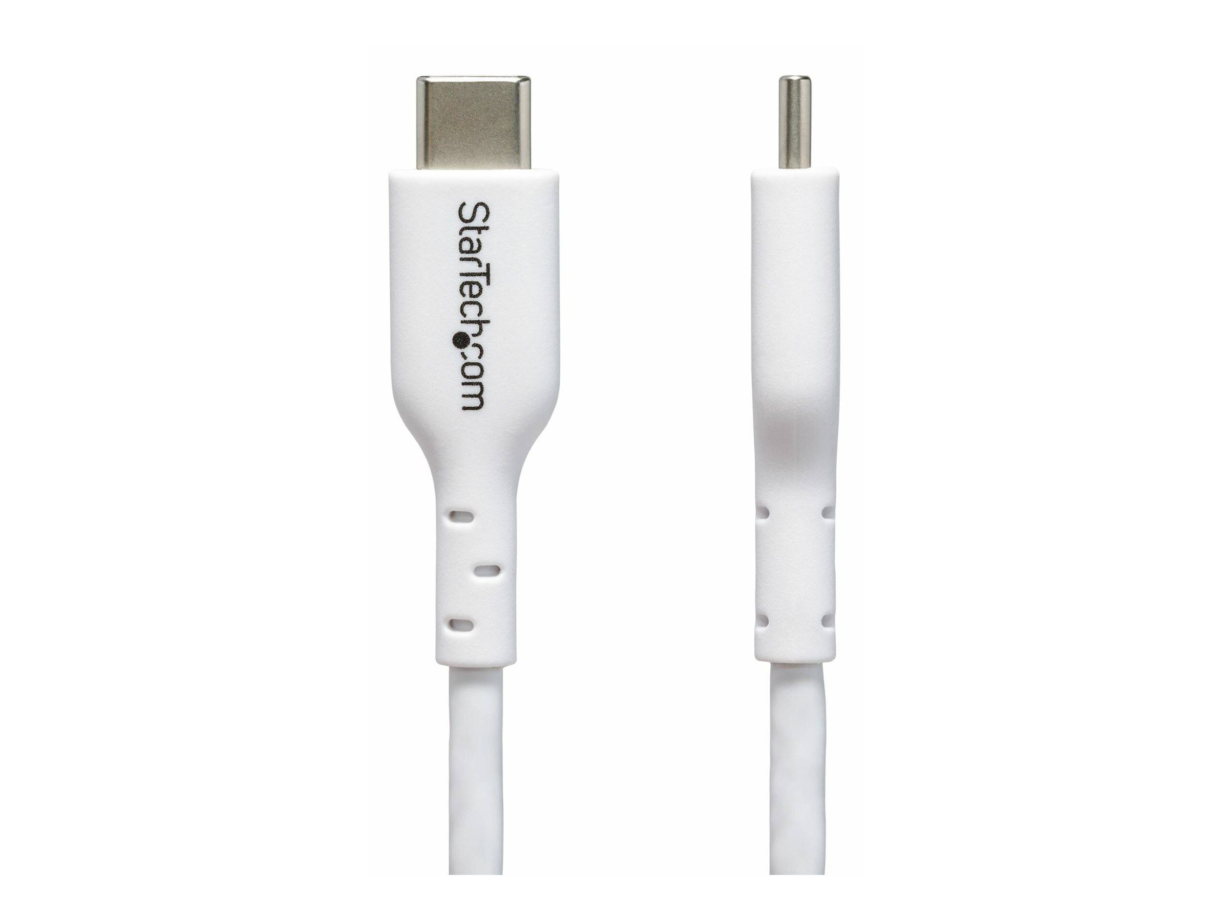 StarTech.com 3m White USB-C Charging Cable, USB C Cable, 60W 3A PD - USB-Kabel - 24 pin USB-C (M)-2