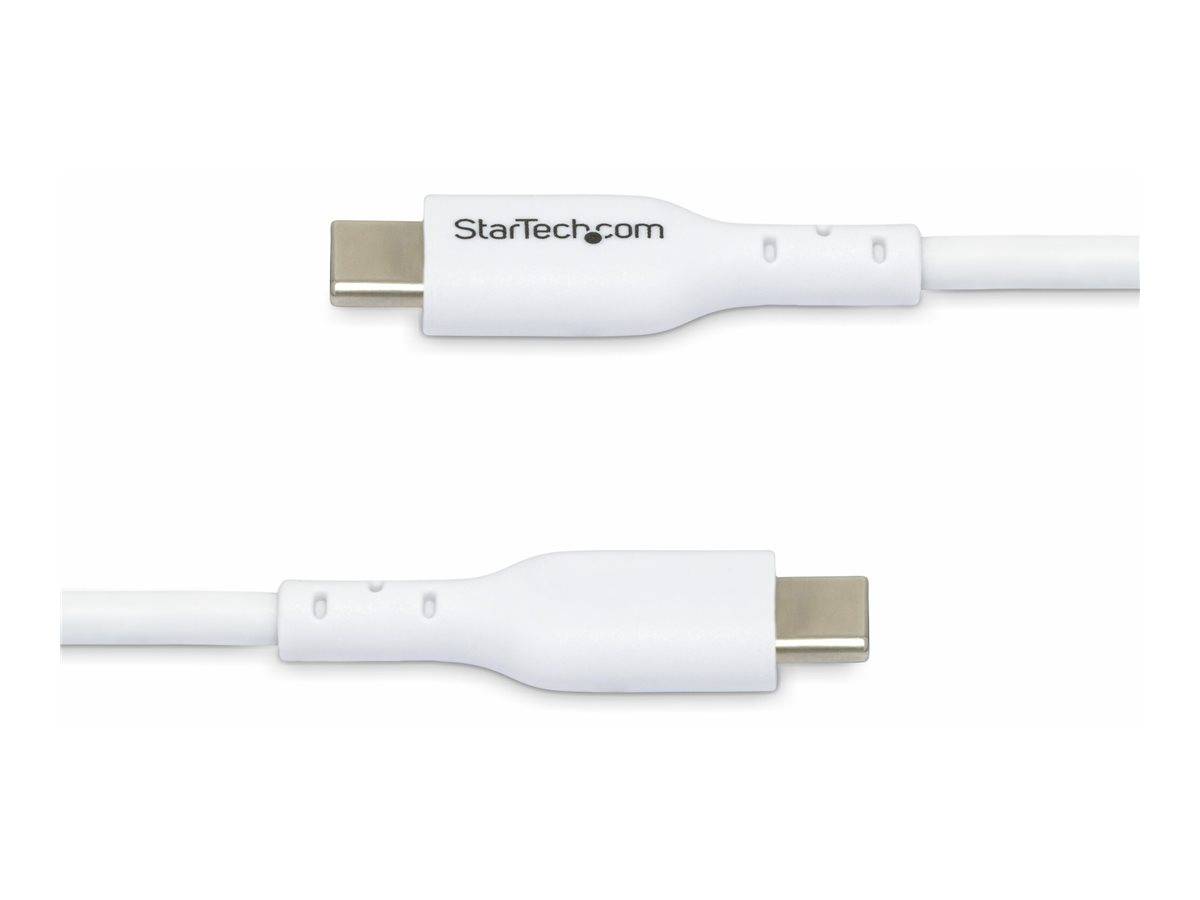 StarTech.com 3m White USB-C Charging Cable, USB C Cable, 60W 3A PD - USB-Kabel - 24 pin USB-C (M)-3