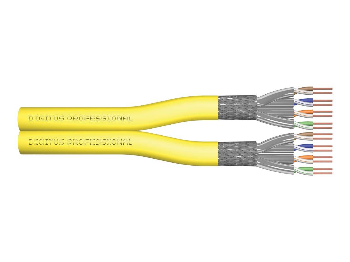 DIGITUS - Cat.7A S/FTP, Verlegekabel, 100 m, Duplex, Dca-s1a d1 a1-1