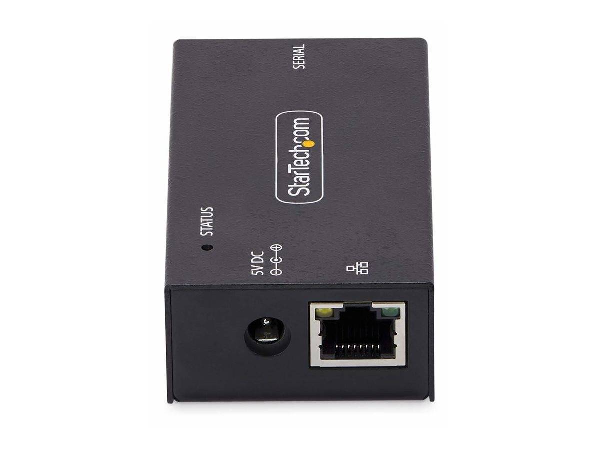 StarTech.com Serial to Ethernet Adapter, IP LAN to RS232 DB9 Converter-1