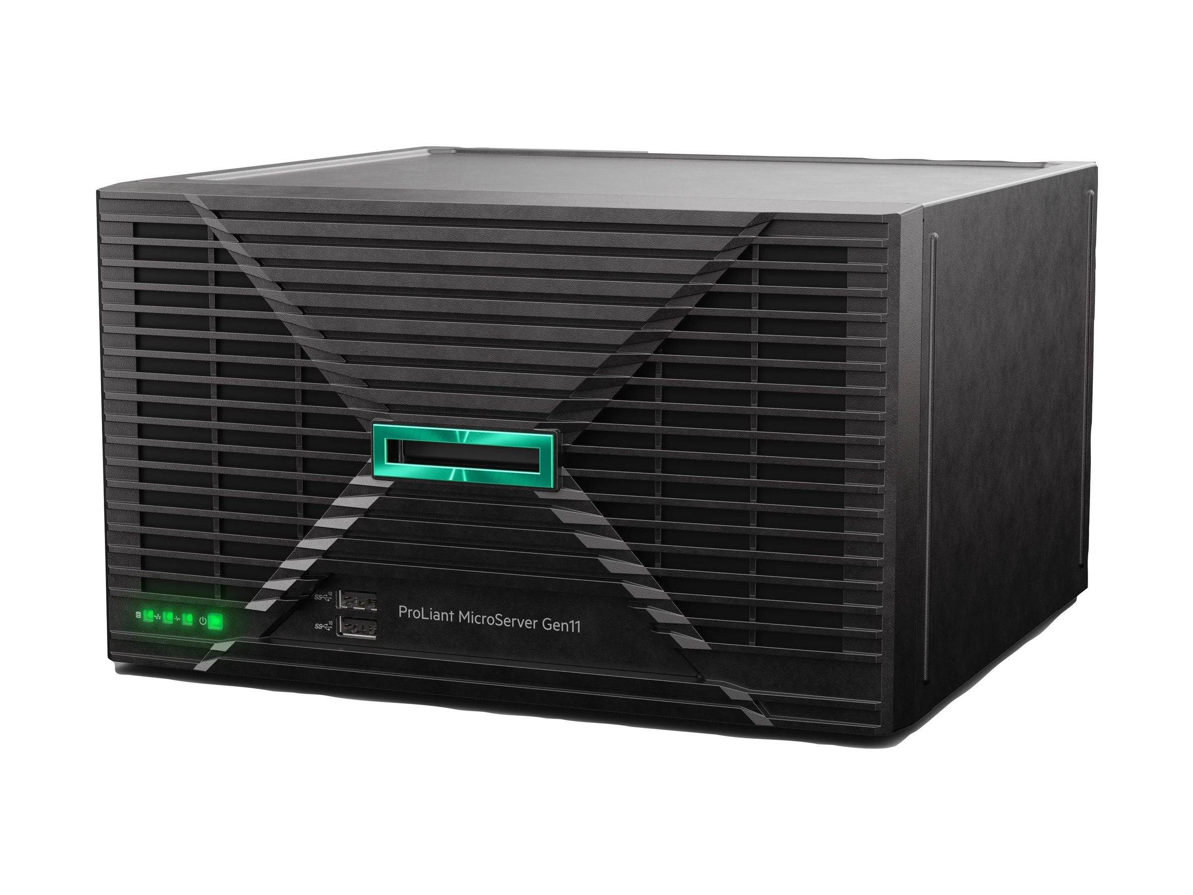 HPE ProLiant MicroServer Gen11 - Server - Rack-Montage - 1-Weg - 1 x Pentium Gold G7400 / 3.7 GHz - RAM 16 GB - SATA - n