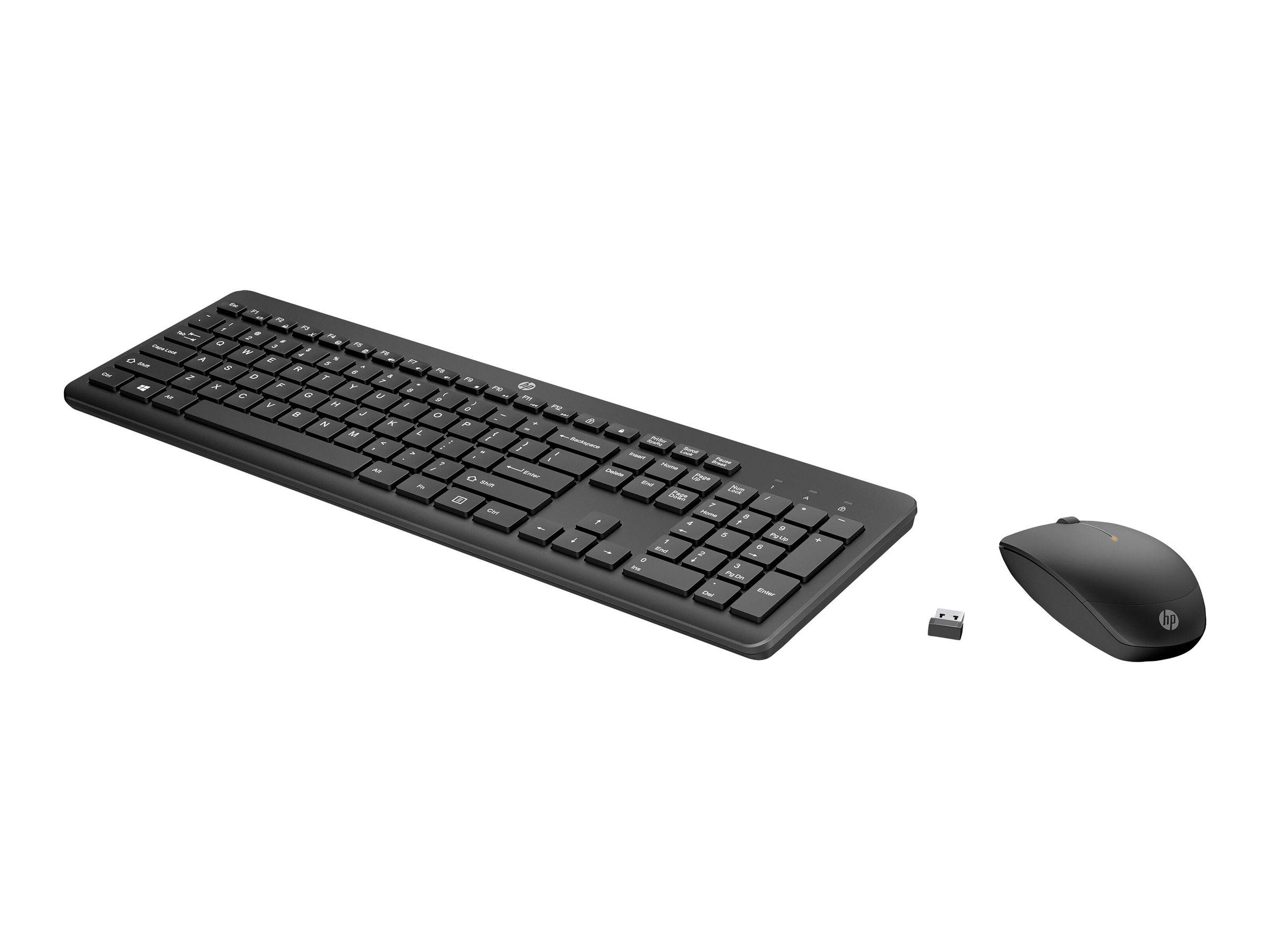 HP 235 - Tastatur-und-Maus-Set - 3-Zonen-Layout, flache Tastenreise-1