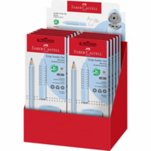 FABER-CASTELL - Set Jumbo Grip sky blue BK