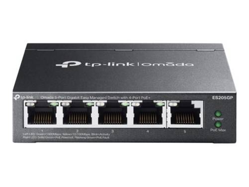 TP-Link Omada ES205GP V1 - Switch - managed - 4 x 10/100/1000 (PoE+)