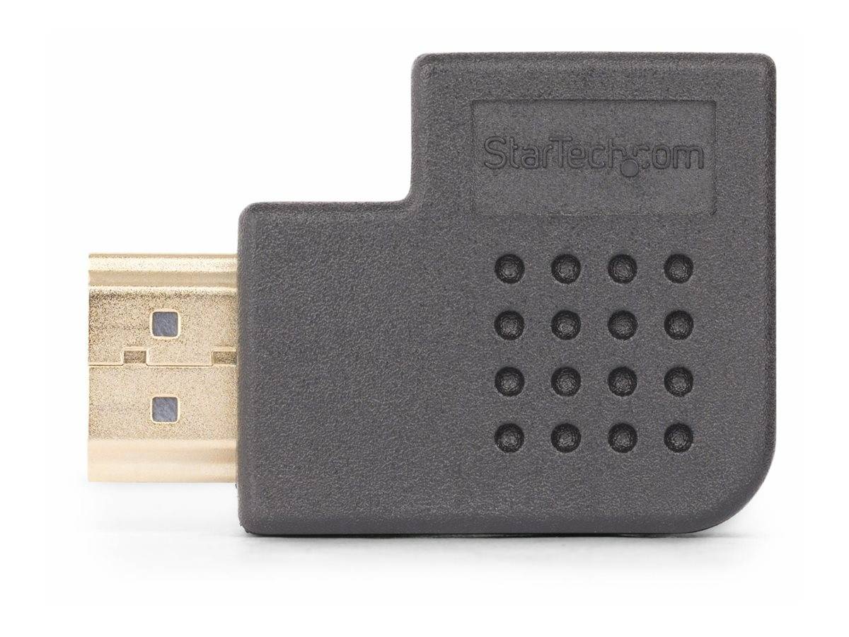 StarTech.com Right Angle HDMI 2.0 Adapter, 90-Degree HDMI Port Saver, M/F-1