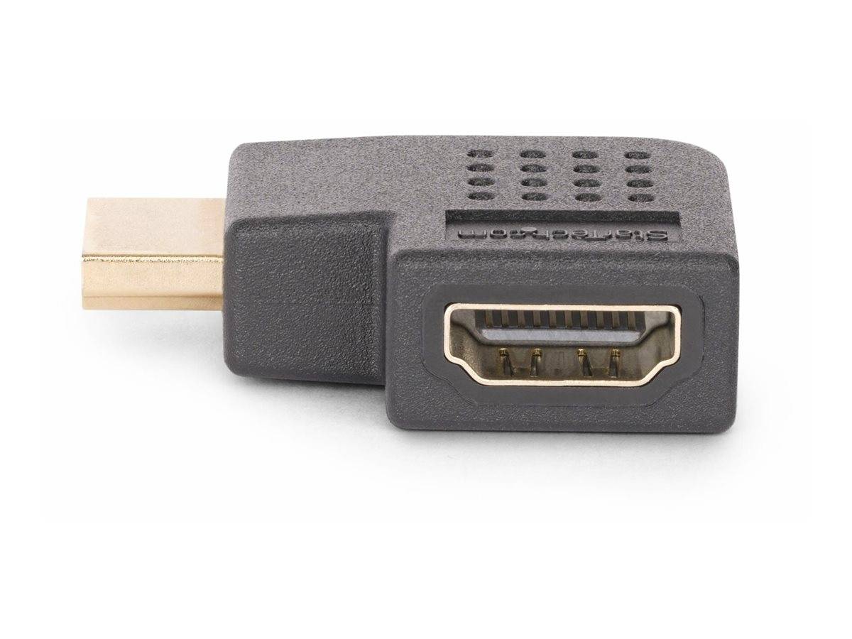 StarTech.com Right Angle HDMI 2.0 Adapter, 90-Degree HDMI Port Saver, M/F-3