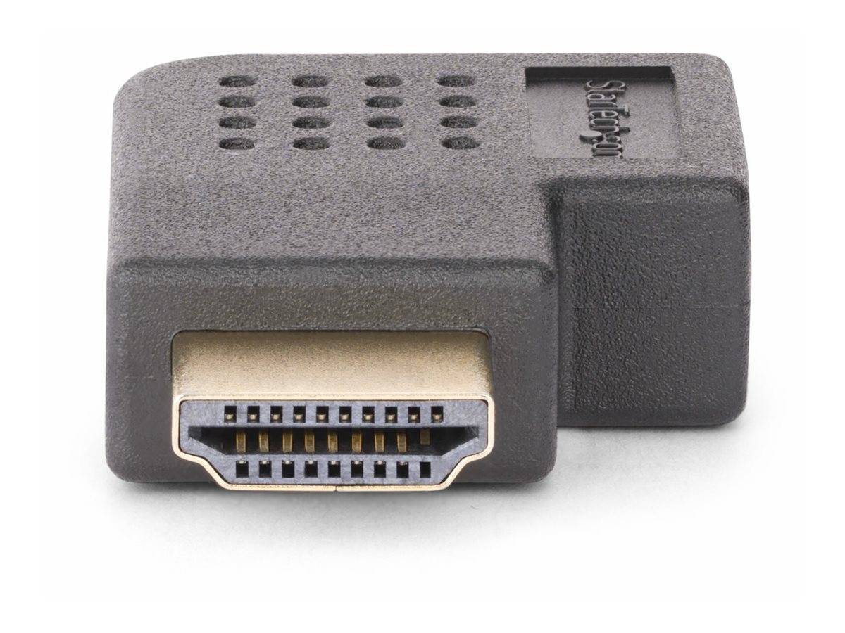 StarTech.com Right Angle HDMI 2.0 Adapter, 90-Degree HDMI Port Saver, M/F-4