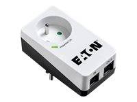Eaton Protection Box 1-socket Surge Protector + RJ11 (Black)-1