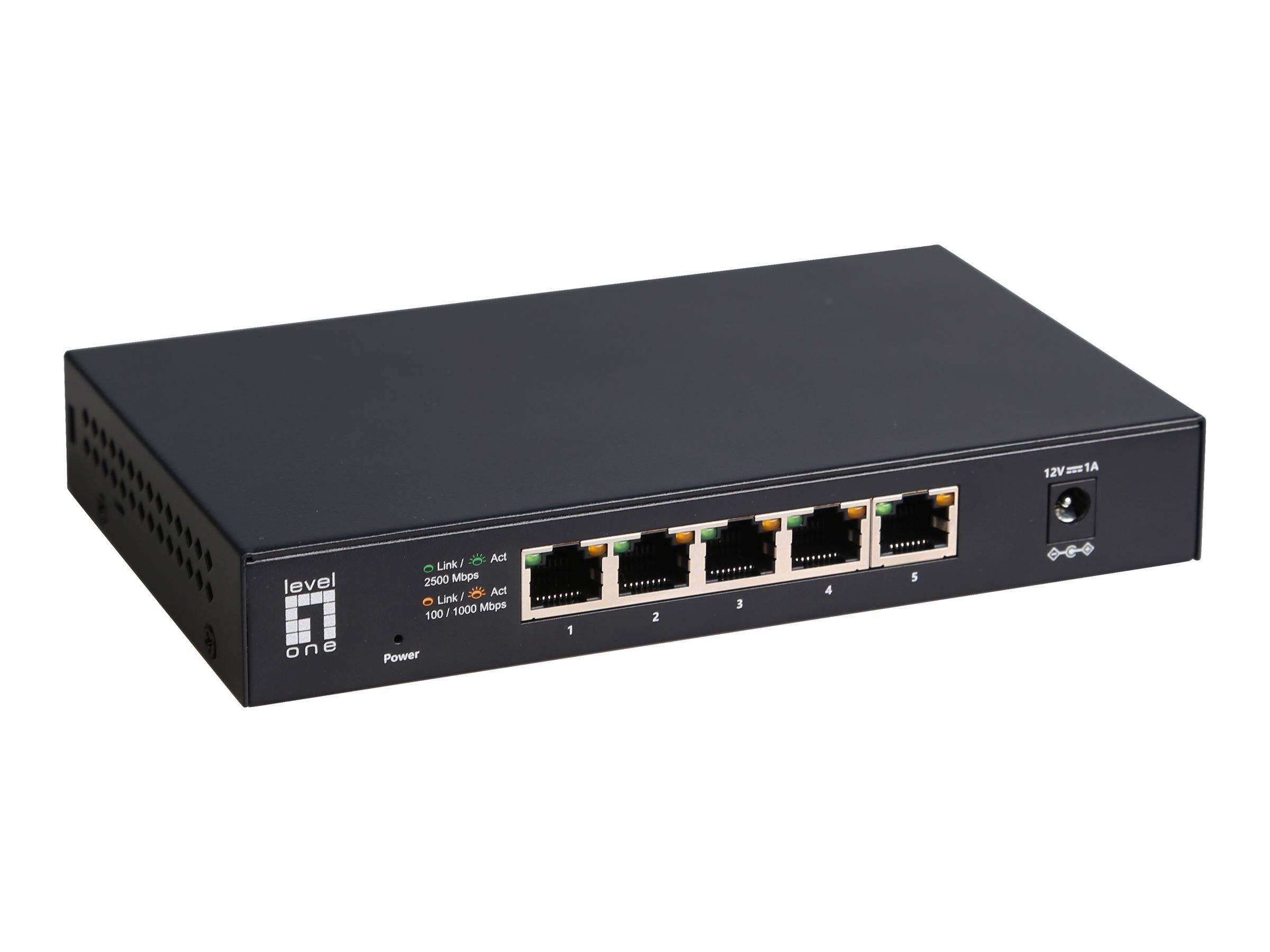 LevelOne GEU-0525 - Switch - unmanaged - 5 x 100/1000/2.5G Base-T-0