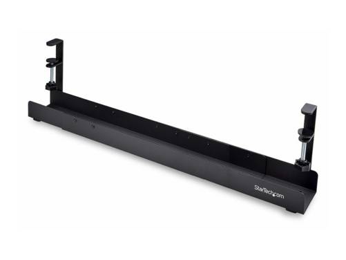 StarTech.com Under Desk Cable Management Tray, Clamp-on Installation