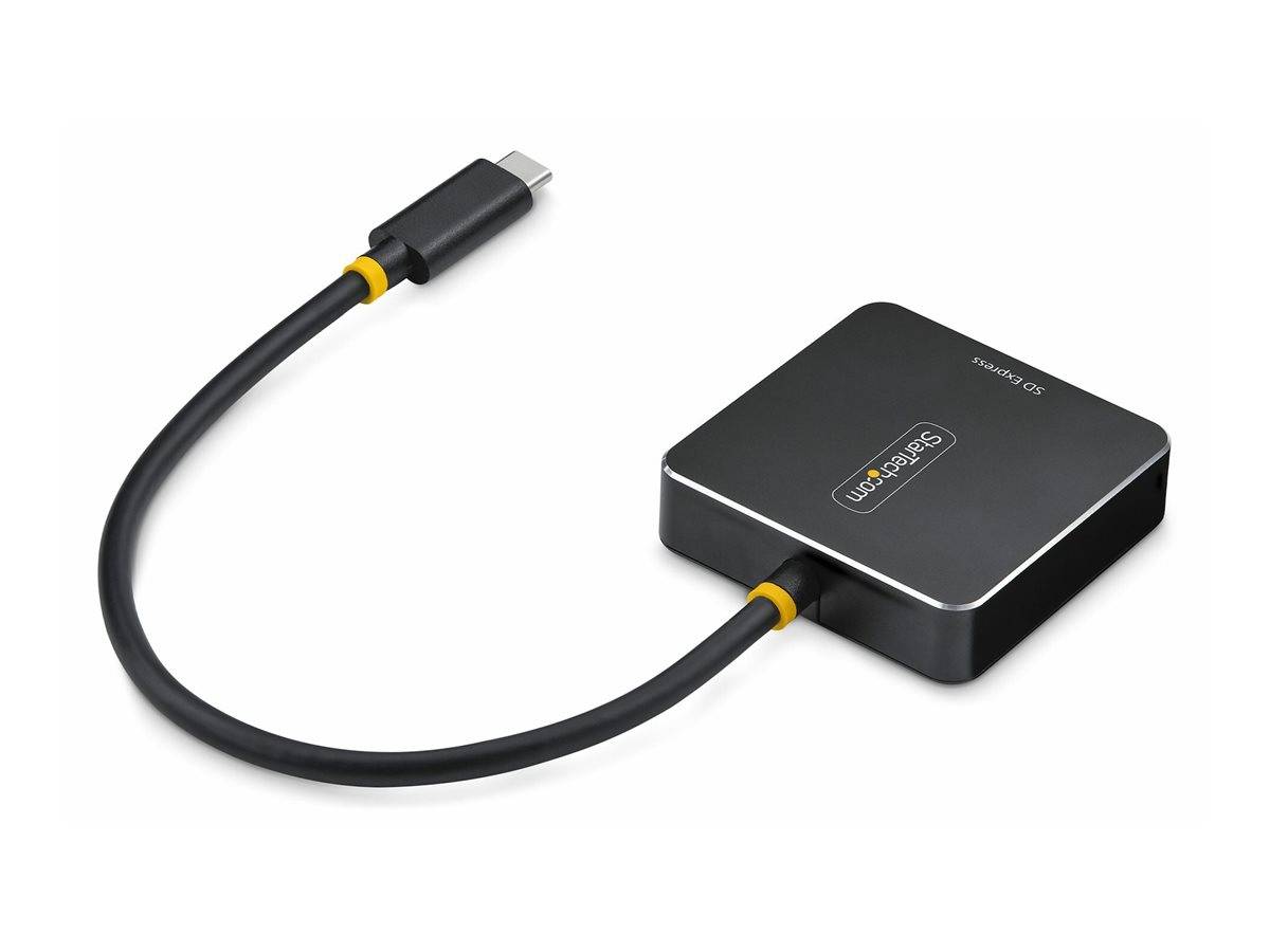 StarTech.com USB-C SD Express Card Reader, USB 10Gbps, Portable Memory Card Reader, USB Type-C to Secure Digital 7.1 Ada-1