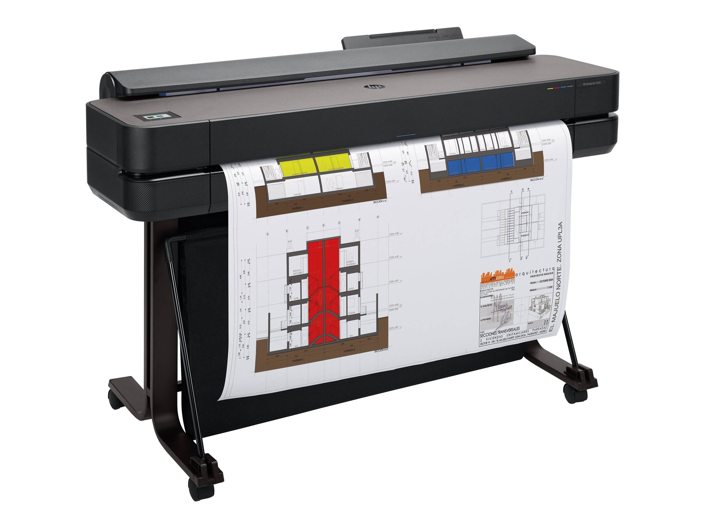 HP DesignJet T650 - 914 mm (36"") Großformatdrucker - Farbe - Tintenstrahl - A0, ANSI D, Rolle (91,4 cm x 45,7 m)-3