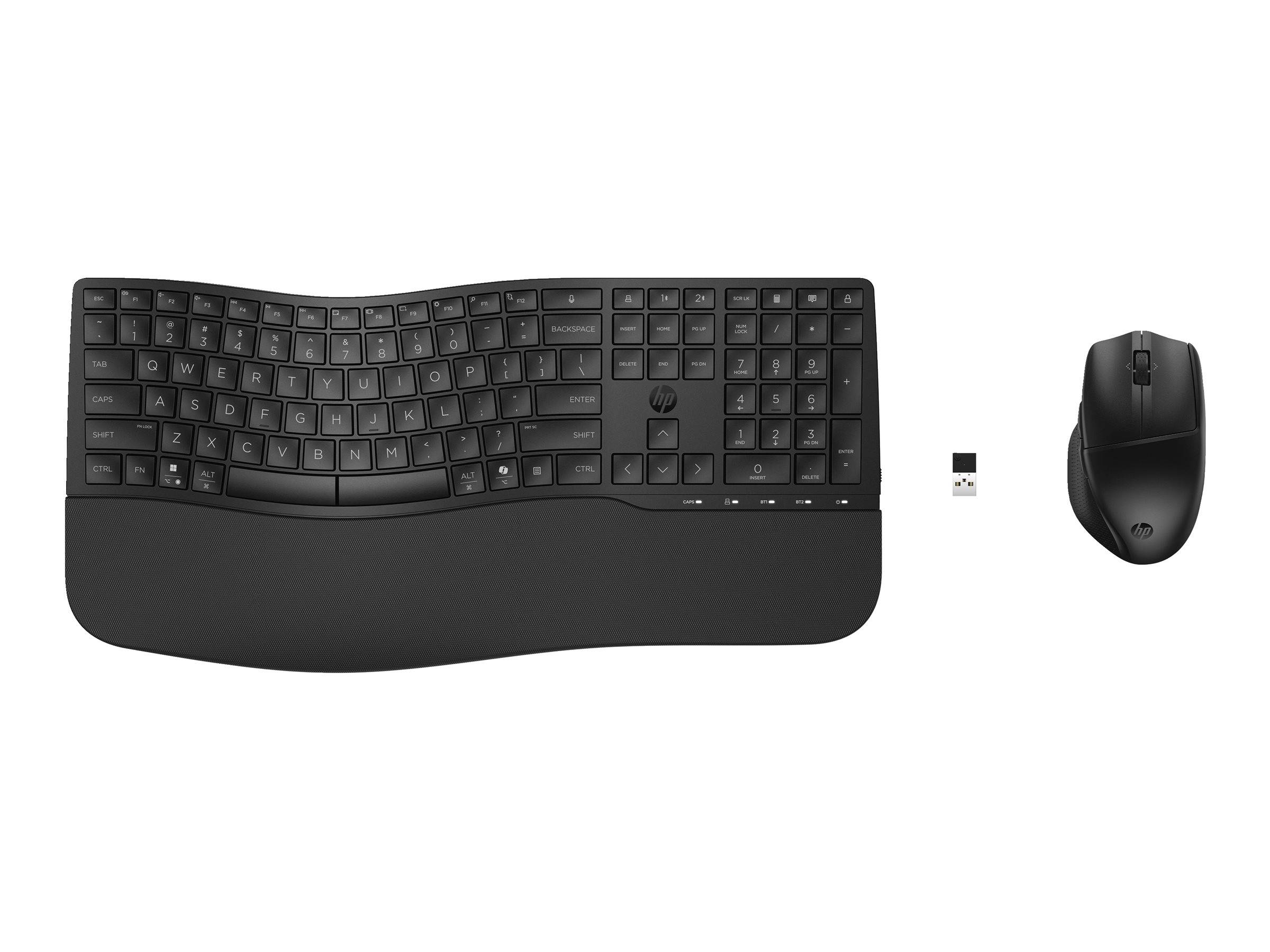 HP 685 - Tastatur-und-Maus-Set - dual mode, 3-zone layout, multi-device, 23 programmable keys - TL: Deutsch, QWERTZ-1