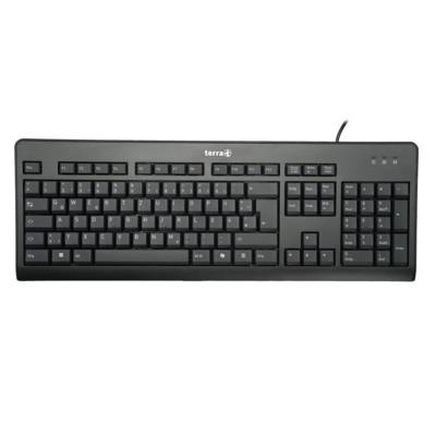 TERRA Keyboard 1500 Corded USB black Copilot 105 Tasten kabelgebunden - Tastatur - Keypad - TL: Deutsch, QWERTZ-0