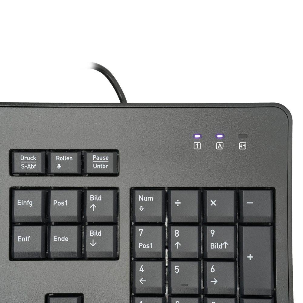 TERRA Keyboard 1500 Corded USB black Copilot 105 Tasten kabelgebunden - Tastatur - Keypad - TL: Deutsch, QWERTZ-2