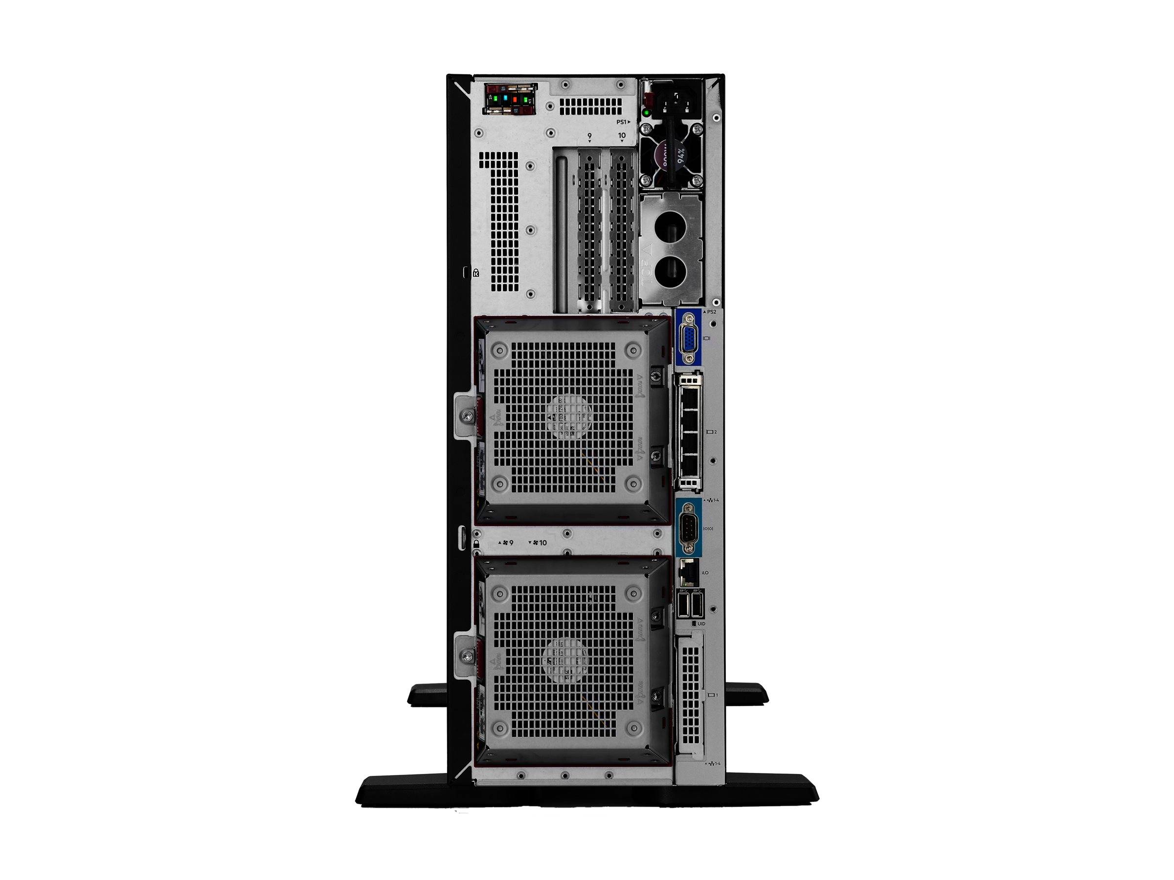 HPE ProLiant ML350 Gen11 Base - Server - Tower - 4U - zweiweg - 1 x Xeon Silver 4410Y / 2 GHz - RAM 32 GB - SATA - Hot-S-4