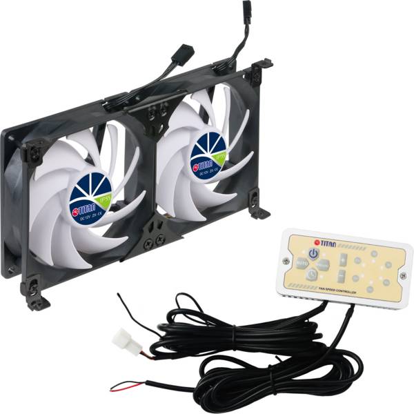 TTC-SC22 A/V2+ Kühlschrank-Doppellüfter 92x25mm IP55 für Camping - 12 V - 105,94