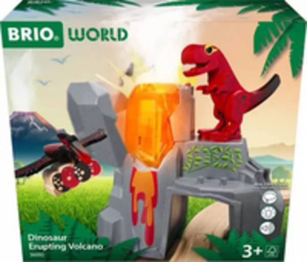RAVENSBURGER - BRIO World Dinosaur Erupting Volcano